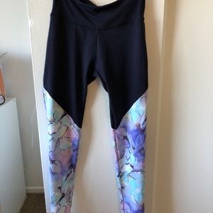 Dual color leggings